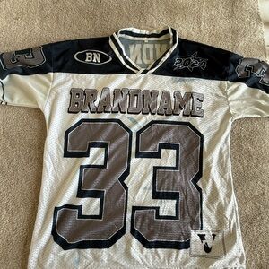 Brandname Black and White Jersey